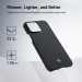 Pitaka MagEZ 3 1500D Aramid Fiber MagSafe Case - кевларен кейс с MagSafe за iPhone 14 Pro Max (черен-сив)  2