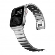 Nomad Strap Aluminum Band - алуминиева каишка за Apple Watch 42мм, 44мм, 45мм, Ultra 49мм (сребрист) 7