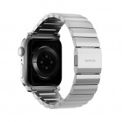 Nomad Strap Aluminum Band - алуминиева каишка за Apple Watch 42мм, 44мм, 45мм, Ultra 49мм (сребрист) 3