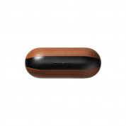 Nomad Modern Leather Case - кожен (естествена кожа) кейс за Apple Airpods Pro 2, AirPods Pro (кафяв) 4