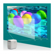 Xiaomi WANBO T2M LED Projector - мултимедиен LCD проектор с HDMI, USB-А и 3.5 мм аудио входове и дистанционно (бял) 7