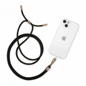 Tech-Protect Universal Chain Necklace Phone Strap v2 - универсална връзка за носене през врата за смартфони (черен)