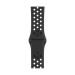 Apple Watch Nike Sport Band Anthracite - оригинална силиконова каишка за Apple Watch 42мм, 44мм, 45мм, Ultra 49мм (черен) (разопакован продукт) 2
