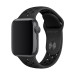 Apple Watch Nike Sport Band Anthracite - оригинална силиконова каишка за Apple Watch 42мм, 44мм, 45мм, Ultra 49мм (черен) (reconditioned) 1