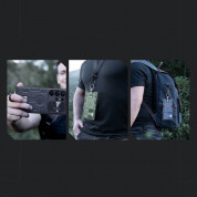 Nillkin CamShield Armor Pro Magnetic Hard Case - хибриден удароустойчив кейс с пръстен против изпускане за Samsung Galaxy S23 Ultra (черен) 7