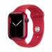 Apple Watch Product Red Sport Band - оригинална силиконова каишка за Apple Watch 42мм, 44мм, 45мм, Ultra 49мм (червен) (разопакован продукт) 1