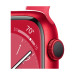 Apple Watch Sport Band Product Red - оригинална силиконова каишка за Apple Watch 38мм, 40мм, 41мм (светлочервен) (разопакован продукт) 3