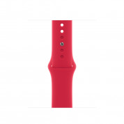 Apple Watch Sport Band Product Red - оригинална силиконова каишка за Apple Watch 38мм, 40мм, 41мм (светлочервен) (разопакован продукт) 4