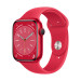 Apple Watch Sport Band Product Red - оригинална силиконова каишка за Apple Watch 38мм, 40мм, 41мм (светлочервен) (разопакован продукт) 1