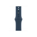 Apple Watch Sport Band Abyss Blue - оригинална силиконова каишка за Apple Watch 38мм, 40мм, 41мм (син) (разопакован продукт) 3