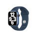 Apple Watch Abyss Blue Sport Band - оригинална силиконова каишка за Apple Watch 42мм, 44мм, 45мм, Ultra 49мм (син) (разопакован продукт) 1