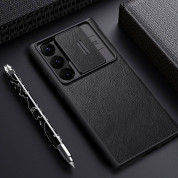 Nillkin Qin Book Pro Leather Flip Case - кожен калъф, тип портфейл за Samsung Galaxy S23 Ultra (черен) 8