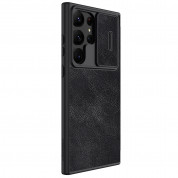 Nillkin Qin Book Pro Leather Flip Case - кожен калъф, тип портфейл за Samsung Galaxy S23 Ultra (черен) 5