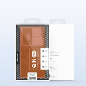 Nillkin Qin Book Pro Leather Flip Case - кожен калъф, тип портфейл за Samsung Galaxy S23 Ultra (черен) 9