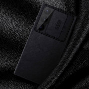 Nillkin Qin Book Pro Leather Flip Case - кожен калъф, тип портфейл за Samsung Galaxy S23 Ultra (черен) 6