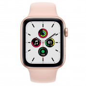 Apple Watch Sport Band Pink Sand - оригинална силиконова каишка за Apple Watch 38мм, 40мм, 41мм (розов) (разопакован продукт) 1