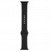 Apple Watch Black Sport Band Space Black Stainless Steel Pin - оригинална силиконова каишка за Apple Watch 42мм, 44мм, 45мм, Ultra 49мм (черен) (разопакован продукт) 3