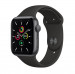 Apple Watch Black Sport Band Space Black Stainless Steel Pin - оригинална силиконова каишка за Apple Watch 42мм, 44мм, 45мм, Ultra 49мм (черен) (разопакован продукт) 1