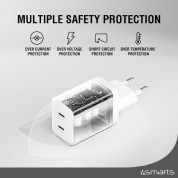 4smarts GaN 2C Wall Charger Dual USB-C 36W (white) 7