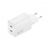 4smarts GaN 2C Wall Charger Dual USB-C 36W (white)