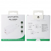 4smarts Wall Charger PDPlug Duos PD 25W - захранване за ел. мрежа с USB-A и USB-C изходи и технология за бързо зареждане (бял) 10