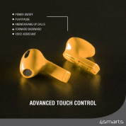 4smarts SkyBuds Lucid TWS In-Ear Bluetooth Earphones - безжични блутут слушалки със зареждащ кейс (жълт) 3