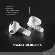 4smarts SkyBuds Lucid TWS In-Ear Bluetooth Earphones - безжични блутут слушалки със зареждащ кейс (бял) 3