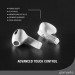 4smarts SkyBuds Lucid TWS In-Ear Bluetooth Earphones - безжични блутут слушалки със зареждащ кейс (бял) 4