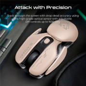 Vertux Glider High Performance Gaming Wireless Mouse 1600 DPI (light pink) 2