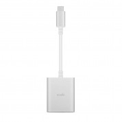 Moshi USB-C Digital Audio Adapter with Charging (silver)