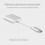 Moshi USB-C Digital Audio Adapter with Charging (silver) 2