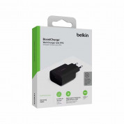 Belkin Boost Charge Wall Charger 25W USB-C - захранване за ел. мрежа с USB-C порт и технология за бързо зареждане (черен) 3