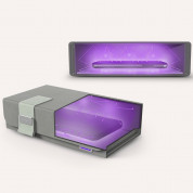 Moshi Deep Purple UV Sterilizer - калъф с UV стерилизатор за мобилни устройства (сив) 6