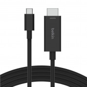 Belkin Connect USB-C to HDMI 2.1, 8K 60Hz Cable - кабел за свързване от USB-C към HDMI 8K (200 см) (черен) 