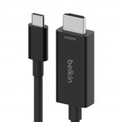 Belkin Connect USB-C to HDMI 2.1, 8K 60Hz Cable - кабел за свързване от USB-C към HDMI 8K (200 см) (черен)  3