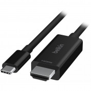 Belkin Connect USB-C to HDMI 2.1, 8K 60Hz Cable - кабел за свързване от USB-C към HDMI 8K (200 см) (черен)  1