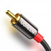 Ugreen AV116 2xRCA Male to 3.5mm Male Audio Cable - качествен аудио кабел 2xRCA (мъжко) към 3.5mm (мъжко) (500 см) (черен) 3