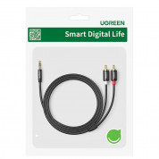 Ugreen AV116 2xRCA Male to 3.5mm Male Audio Cable - качествен аудио кабел 2xRCA (мъжко) към 3.5mm (мъжко) (500 см) (черен) 8