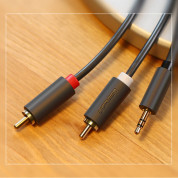Ugreen AV102 2xRCA Male to 3.5mm Male Audio Cable - качествен аудио кабел 2xRCA (мъжко) към 3.5mm (мъжко) (10 метра) (черен) 7