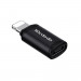 Mcdodo USB-C to Lightning Аdapter (OT-7680) - адаптер от USB-C женско към Lightning мъжко за iPhone, iPad и iPod с Lightning порт (черен) 4