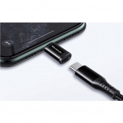 Mcdodo USB-C to Lightning Аdapter (OT-7680) - адаптер от USB-C женско към Lightning мъжко за iPhone, iPad и iPod с Lightning порт (черен) 5