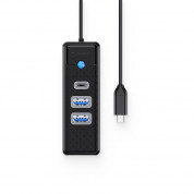 Orico USB-C 3.0 3-Port Hub (PWC2U-C3-015-BK) 1