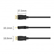 Orico DisplayPort 1.2 to DisplayPort 1.2 Cable - кабел DisplayPort към DisplayPort с поддръжка на 4K (500 см) (черен) 2