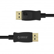 Orico DisplayPort 1.2 to DisplayPort 1.2 Cable - кабел DisplayPort към DisplayPort с поддръжка на 4K (500 см) (черен) 1
