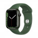 Apple Watch Clover Sport Band Stainless Steel Pin - оригинална силиконова каишка за Apple Watch 42мм, 44мм, 45мм, Ultra 49мм (зелен) (reconditioned) 1