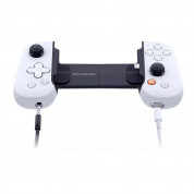 Backbone One Mobile Gaming Controller For iOS Playstation Edition - геймпад контролер за iPhone с Lightning порт (бял-син) 2
