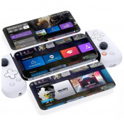 Backbone One Mobile Gaming Controller For iOS Playstation Edition - геймпад контролер за iPhone с Lightning порт (бял-син) 7