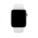 Apple Watch White Sport Band - оригинална силиконова каишка за Apple Watch 38мм, 40мм, 41мм (бял) (разопакован продукт) 2