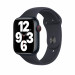 Apple Watch Midnight Sport Band - оригинална силиконова каишка за Apple Watch 38мм, 40мм, 41мм (тъмносив) (разопакован продукт) 1