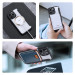 Dux Ducis Skin X Pro Magnetic Wallet Case - удароустойчив хибриден кожен кейс с отделение за карти и MagSafe за iPhone 14 Pro (черен-прозрачен) 6
